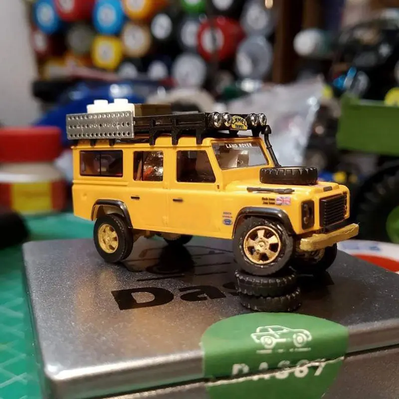 Dasmikro Das87 Ho Scale 1/87 4X4 Chassis Diy Standard Version Kit With 3D Printed D110 Body And Motor 1