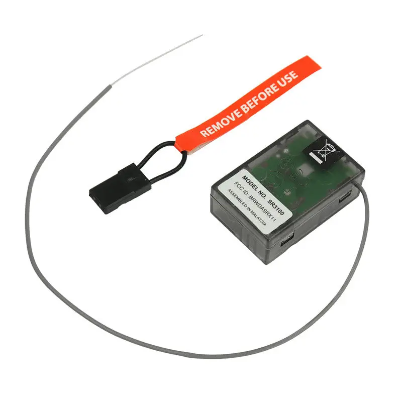 Dasmikro Spektrum For Dsm2 Dx2e Compatible 3Ch Surface Rc Car Truck Receiver 1