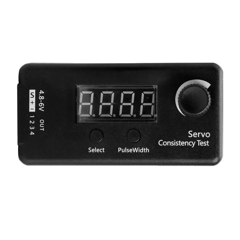 Dc 4.8-6V Mini 3 Modes Digital Servo/Esc Consistency Tester Steering Gear Measurement For Rc Helicopter Airplane Car Tool 1