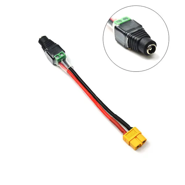 Dc Female Plug To Xt60 Female Plug Charging Adapter Cable For Isdt Charger 1
