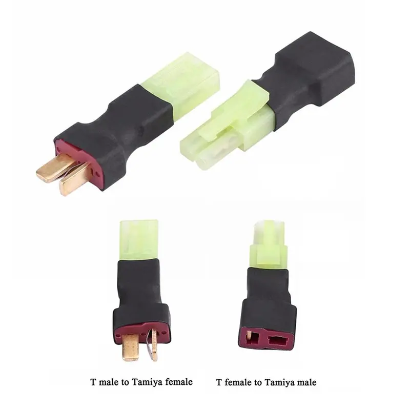 Deans T To Mini Tamiya Plug Female Male Adapter Connector For Kyosho Rc Battery Esc Rc Toy Accessories 1