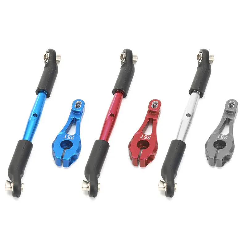 Defender Trail Crawler Aluminum Servo Horn+Steering Link For 1/10 Traxxas Trx-4 Rc Car Parts 1