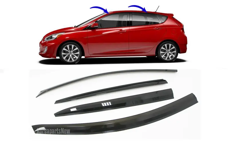 Deflectores Ventana Hyundai Accent Hatchback 2012-2017 1