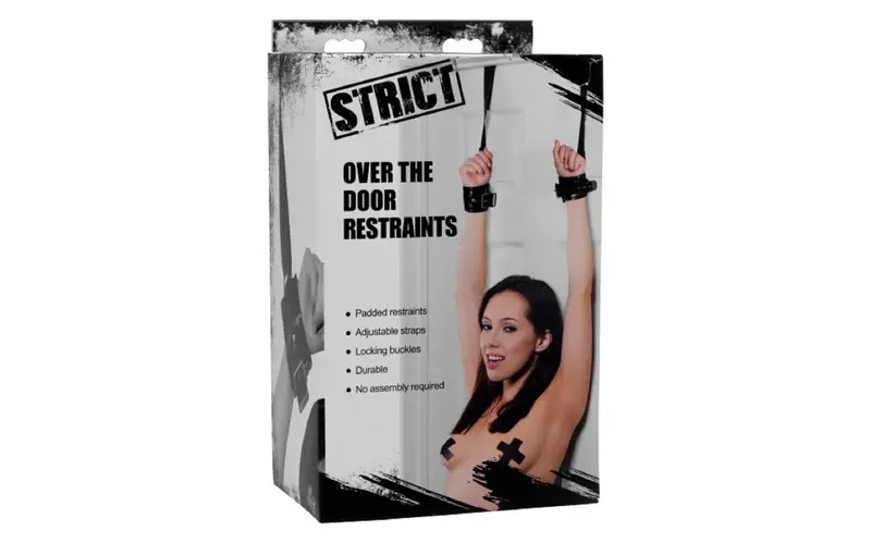 Deluxe Over The Door Restraint System-Black. 1