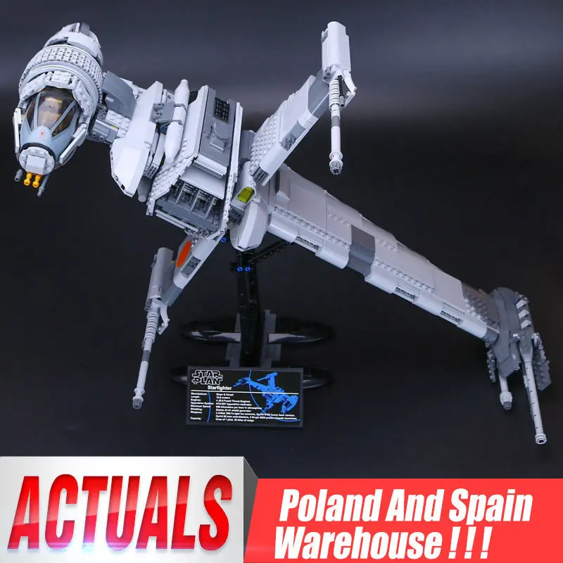 Dhl 05045 Star Series Wars Toys The 10227 B-Wing Star Fighter Set Assembly Kits Building Blocks Bricks Christmas Toys Kids Gifts 1