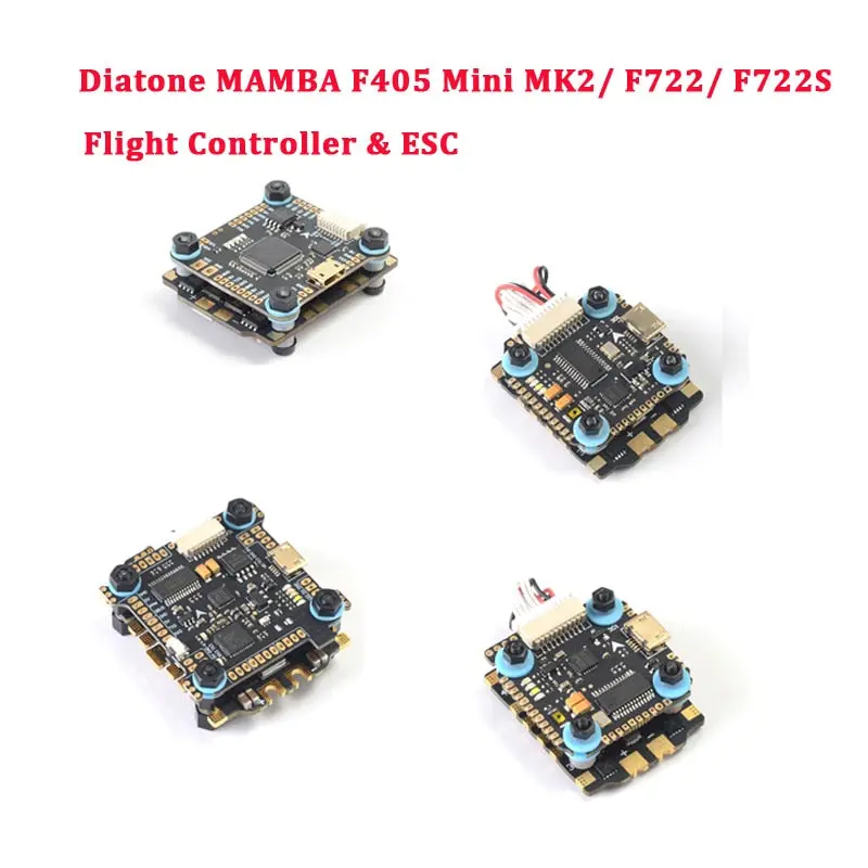 Diatone Mamba F405 Mini Mk2/ F722/ F722s Betaflight Flight Controller & F40 40A / F25 50A Brushless Esc For Rc Drone Parts 1
