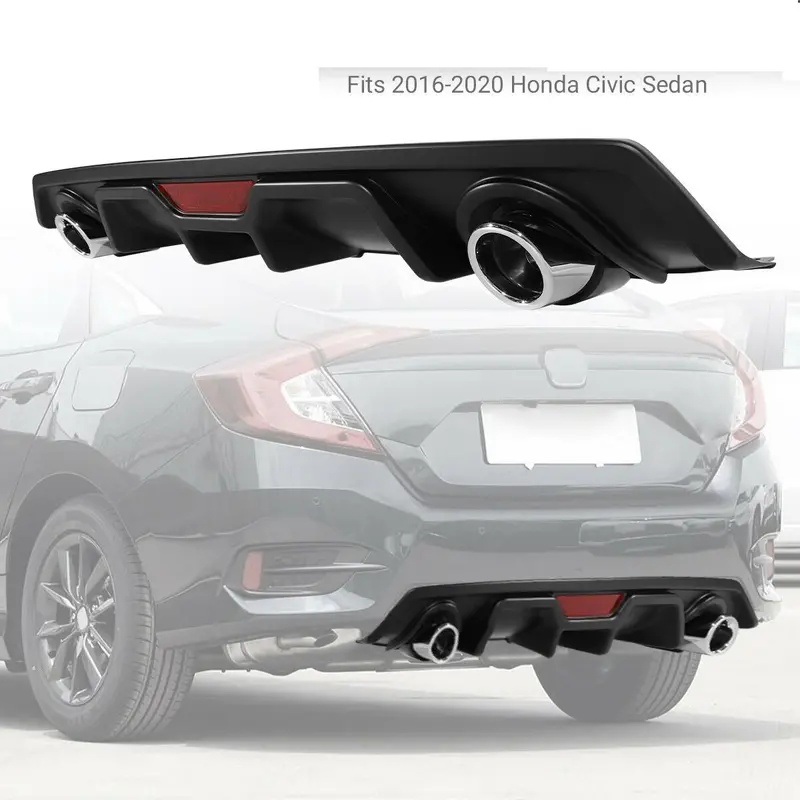 Difusor Civic Solo Sedan 2016-2020 1