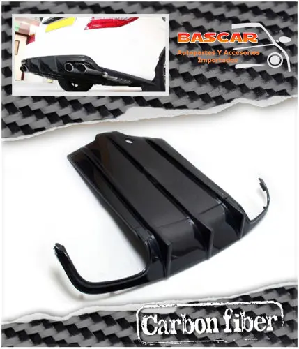 Difusor Fibra De Carbon Para Mercedes W204 Amg 2008 - 2012 1
