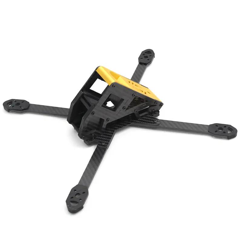 Division 7 Inch 320Mm Wheelbase 4Mm Arm Frame Kit With 3D Printed For Gopro Mount For Rc Drone 1