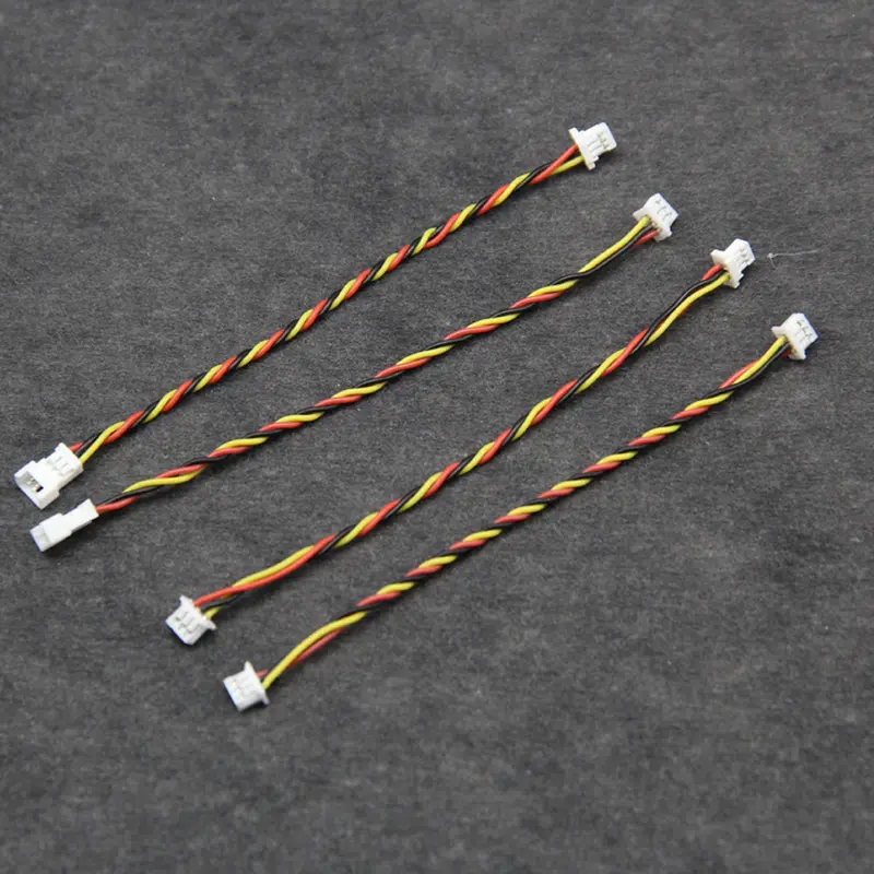 Diy 1.25Mm 3Pin Male Female Connector-Plug Adapter Cable For Fpv Camera Flight Controller 1