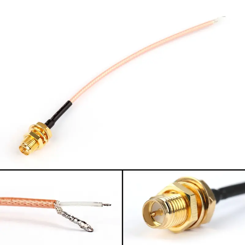 Diy 150Mm Sma/Rp-Sma Female To Pcb Solder Pigtail Antenna Extension Adapter Cable Rc Drone 1