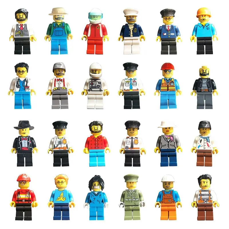 Diy Compatible Legoings Building Blocks Figurine Miniature Profession Series Star Wars Model Building Kits Lote Toy For Children 1
