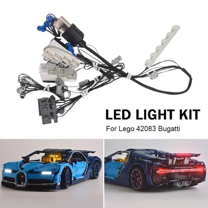 Diy Luminous Assembled Building Blocks Led Light Kit For Lego 42083 Technical Series Racing Car Toys Building Blocks Supplies 1