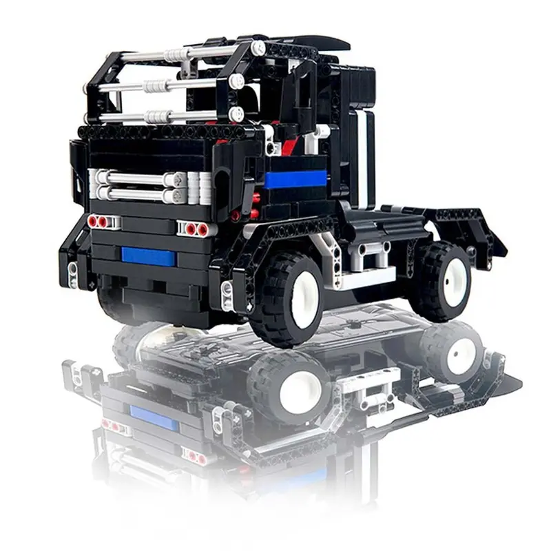 Diy Puzzle Assembly Remote Control Car Toy 8008 Electric Childrren Building Block Educational Parent-Child Interactio Toy Model 1