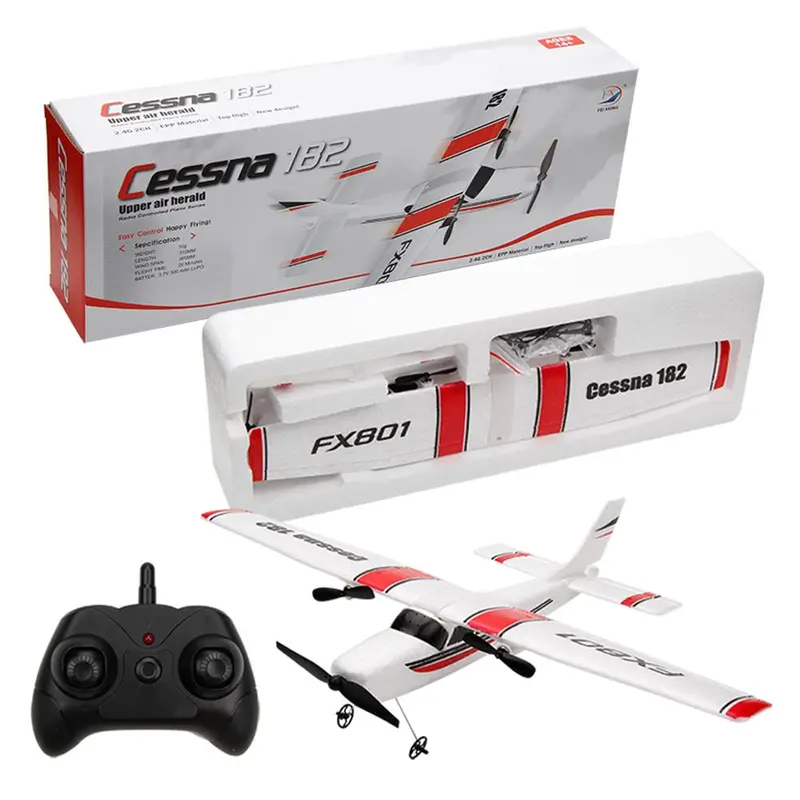 Diy Rc Plane Toy Epp Craft Foam Electric Outdoor Remote Control Glider Fx-801 Remote Control Airplane Diy Fixed Wing Aircraft 1