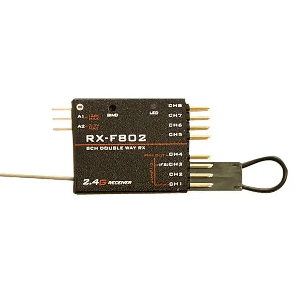 Diy Rx-F802 7Ch Receiver For Frsky X9d X9d Plus Transmitter Dji Dft Dht 1