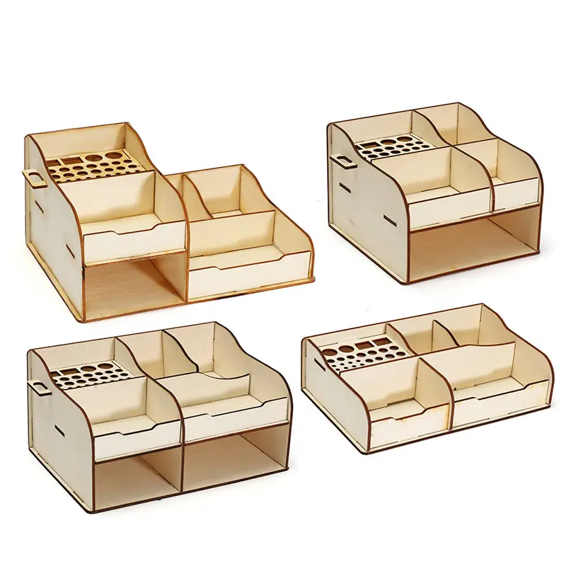 Diy Self-Assemble Rc Model Tools Case Screwdriver Box Gripper Package Plier Stand Retro Style 1