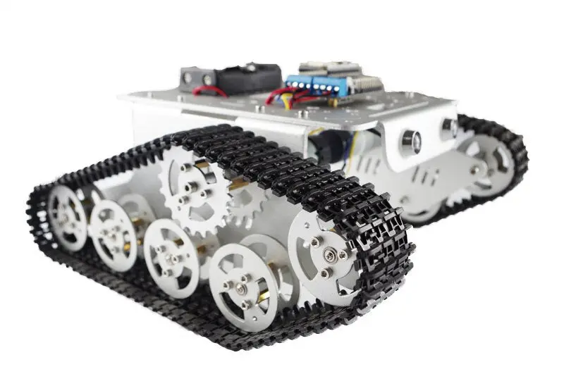 Diy T300 Nodemcu Aluminum Alloy Metal Wall-E Tank Track Caterpillar Chassis Smart Robot Kit 1
