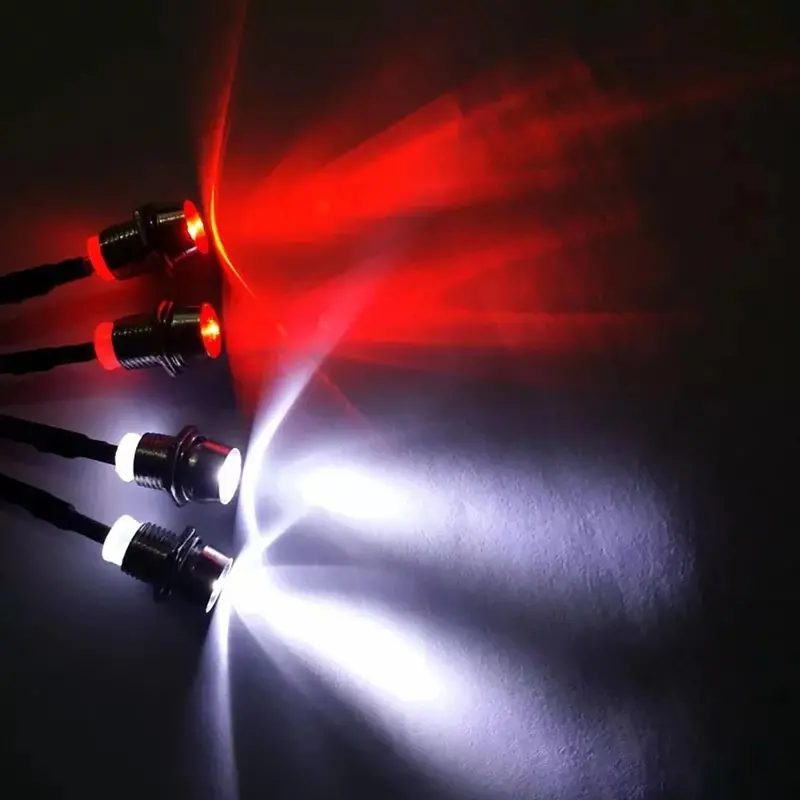 Djx 4 Lights 70Cm Lenght Rc Led Night Headlamps Headlights 3/5Mm Led Light For Model Drift Crawler Car For Rc Car Nsv775 2