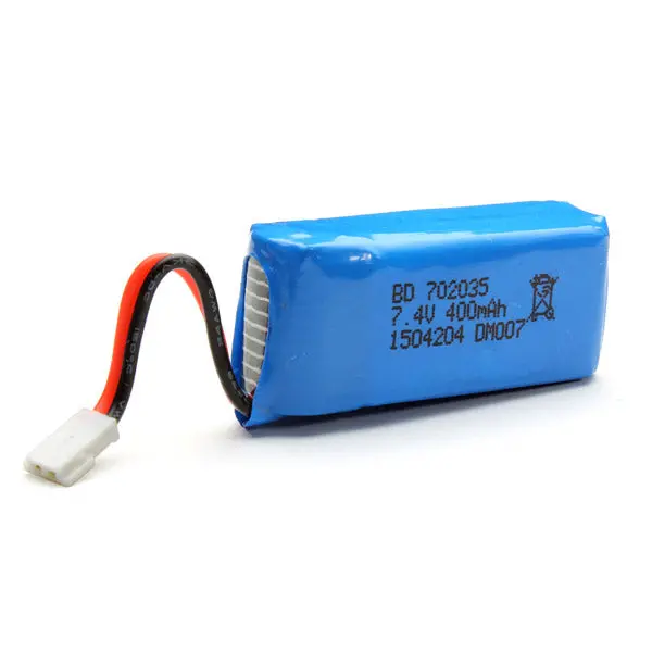 Dm007 Rc Quadcopter Spare Part 7.4V 400Mah Upgrade Lipo Battery 1