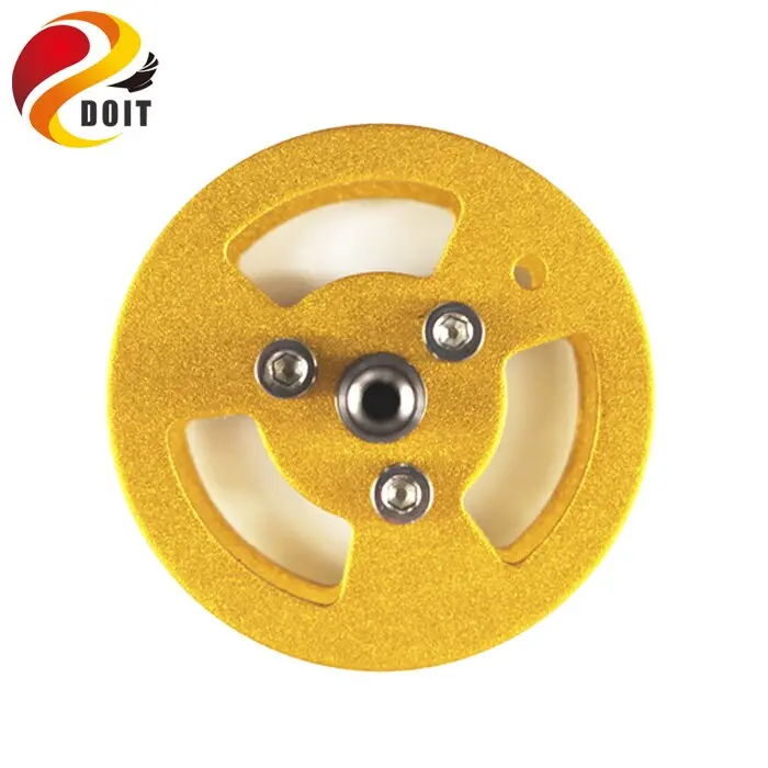 Doit Aluminum Alloy All-Metal Caterpillar Bearing Wheels Roller Tank Bear Tyre Tire Track Crawler Caterpillar Chassis Toy Parts 1