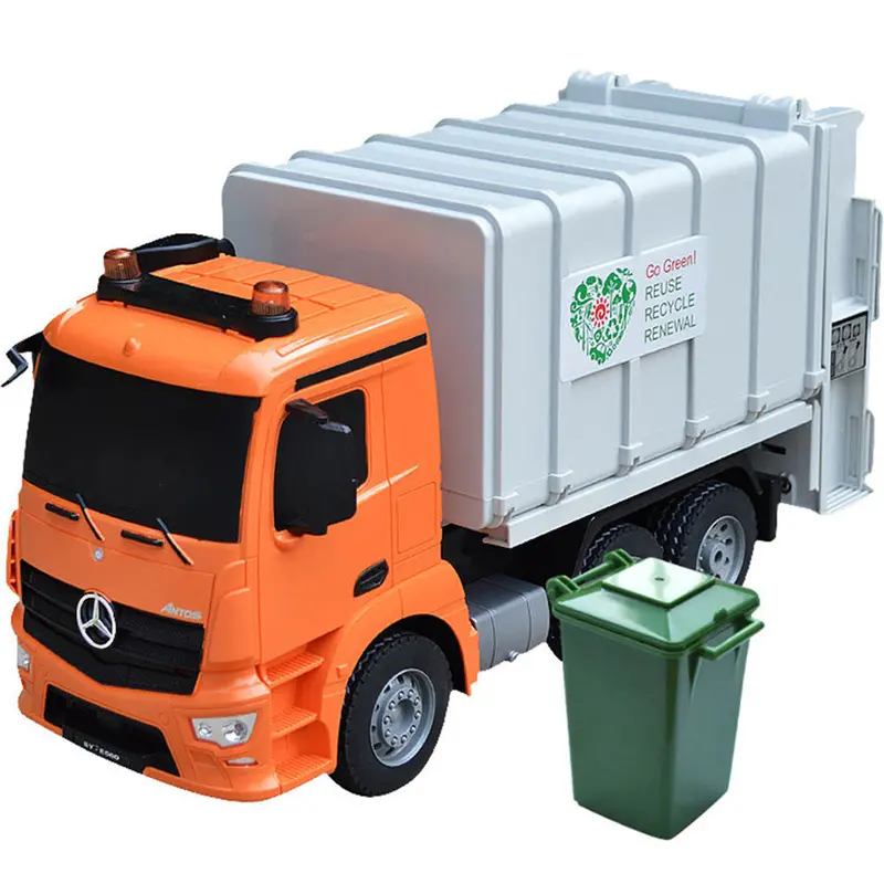Double E E560-003 1/20 2.4G 8Ch Rc Car Ep Cleaning Garbage Truck With Led Light Rtr Model 1
