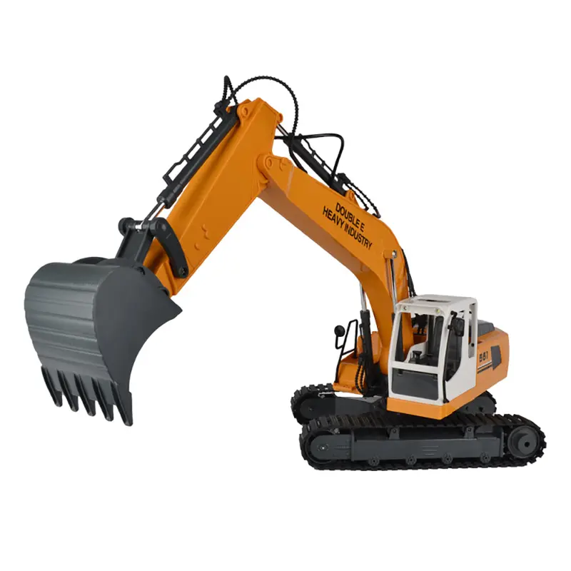Double E E561-003 Rc Excavator Alloy 3 In 1 Engineer Robot Car With Metal Bucket And Dig Hand 2