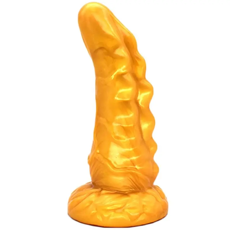Dragon Horn Dildo Gold. 1