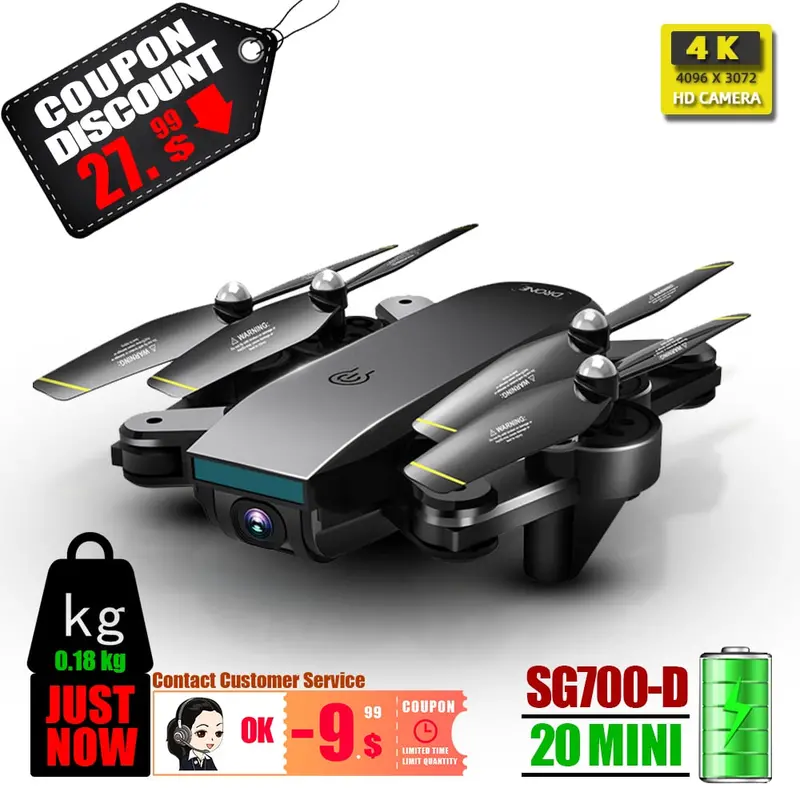Drone 4K Квадрокоптер Dron Drones With Camera Quadcopter Rc Helicopter Toys Profissional Drohne Camera Quadrocopter Vs S167 901 1