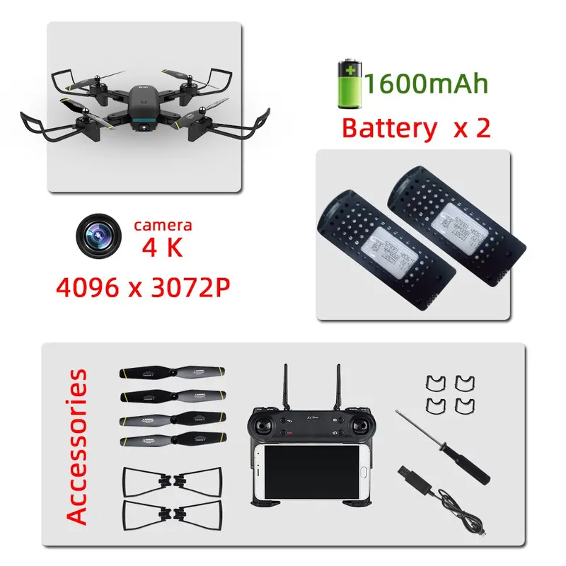 Drone 4K Квадрокоптер Dron Drones With Camera Quadcopter Rc Helicopter Toys Profissional Drohne Camera Quadrocopter Vs S167 901 10