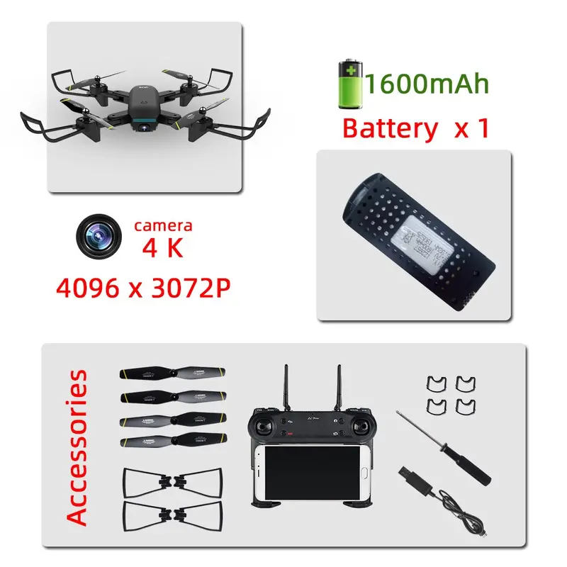 Drone 4K Квадрокоптер Dron Drones With Camera Quadcopter Rc Helicopter Toys Profissional Drohne Camera Quadrocopter Vs S167 901 14