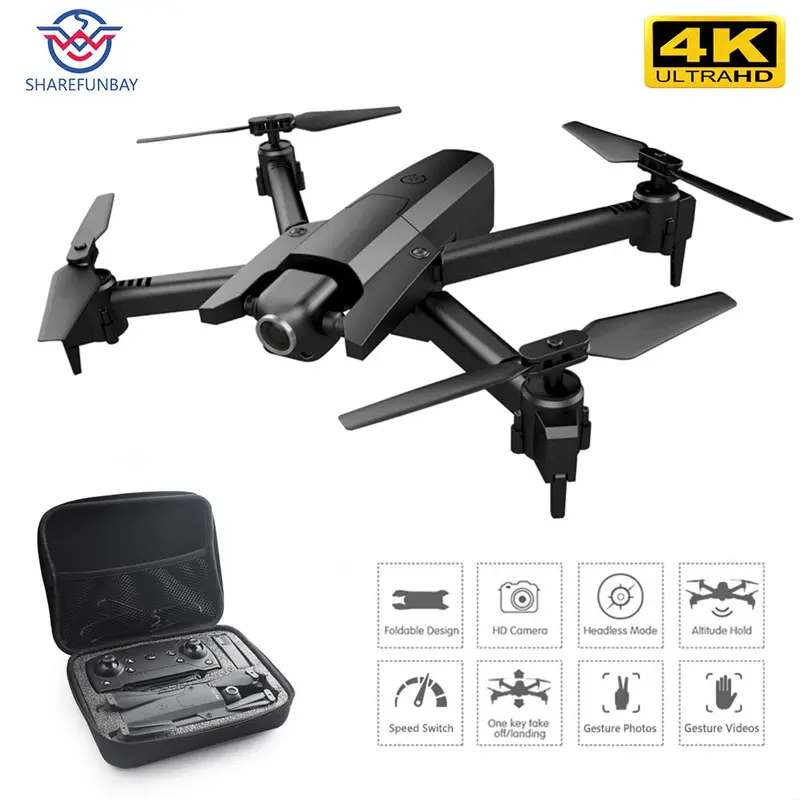 Drone 4K Hd 1080P Wifi Video Real Time Fpv Drone Optical Flow To Maintain Height Quadcopter Vs E58 E520s Gd89 Drone Camera 1