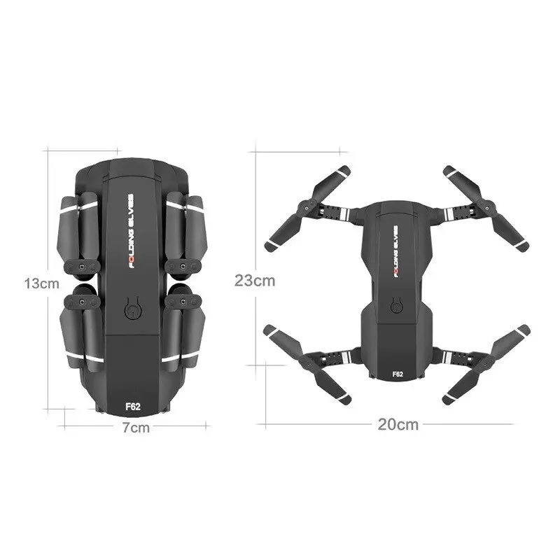 Drone 4K Rc Quadcopter With Camera Foldable Fpv Wifi Wide Angle High Hold Rc Helicopter Selfie Drone Kid's Toys 4