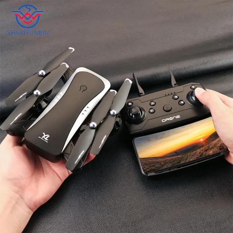 Drone Camera 4K Hd Wifi Quadcopter Optical Flow Hover Height Keep Dual Camera Rc Helicopter Flight 20 Minutes Drone With Camera 1