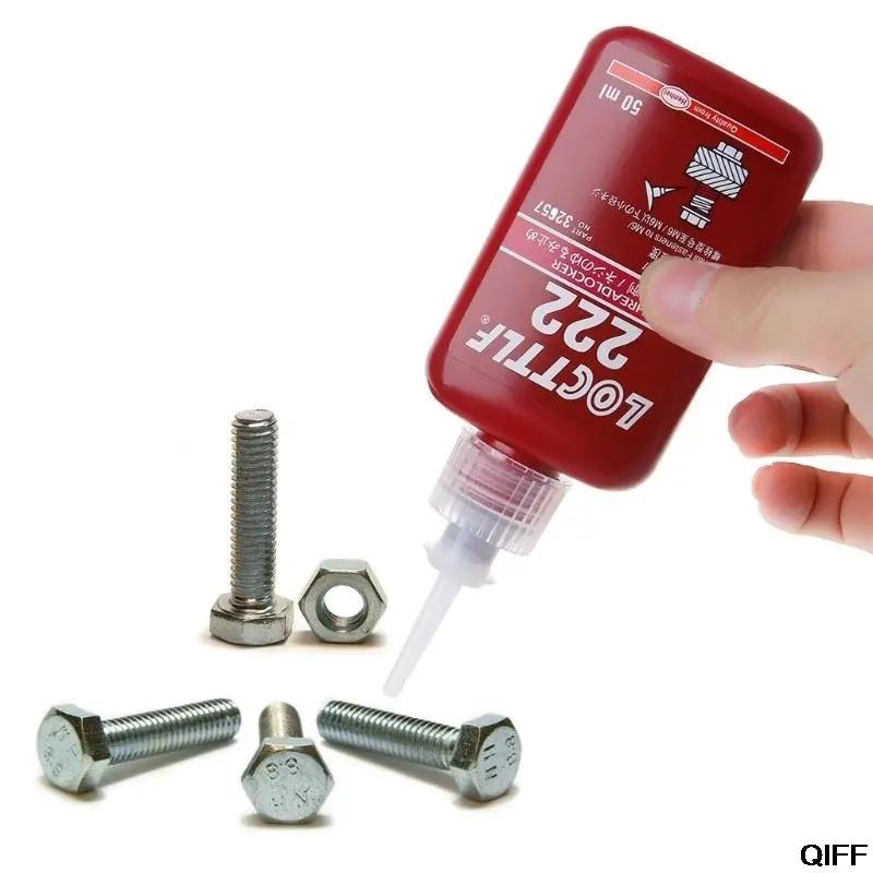 Drop Ship&Wholesale 222 Thread Locker Adhesive Sealant Glue Locktite Prevent Oxidation Screw Use 50Ml May06 1