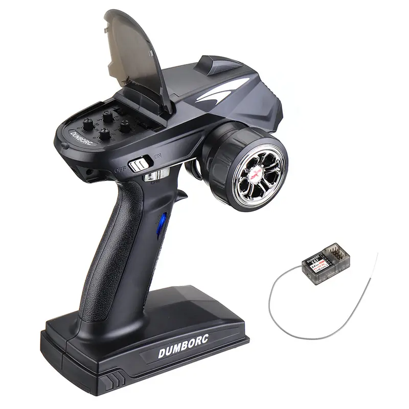 Dumborc X4 2.4G 4Ch Transmitter With X6f Receiver For Jjrc Q65 Mn-90 Rc Vehicle Car Boat Tank Model Parts 1