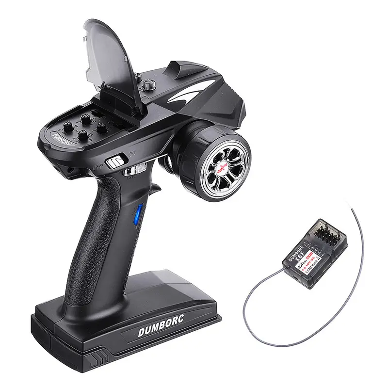 Dumborc X6 2.4G 6Ch Transmitter With X6f Receiver For Rc Vehicles Boat Tank Models Without Gryo 1