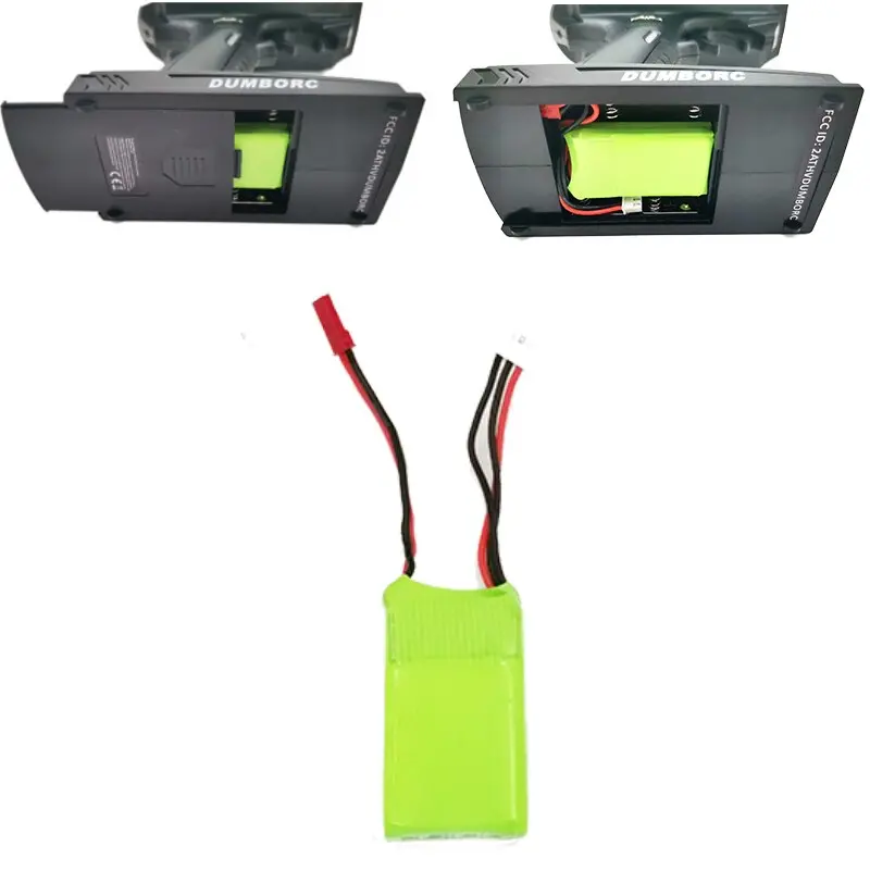 Dumborc X6 X4 X6p 2.4G 6Ch Transmitter W/ X6fg Gyro X6f Receiver Led Light Set For 1/10 1/8 Crawler Axial Scx10 D90 Rc Car Boat 6