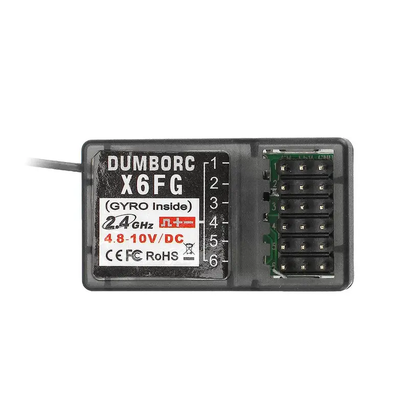 Dumborc X6fg X6f 2.4G 6Ch Receiver With Gyro For Rc Dumborc X6 X4 X5 Transmitter Remote Controller 1