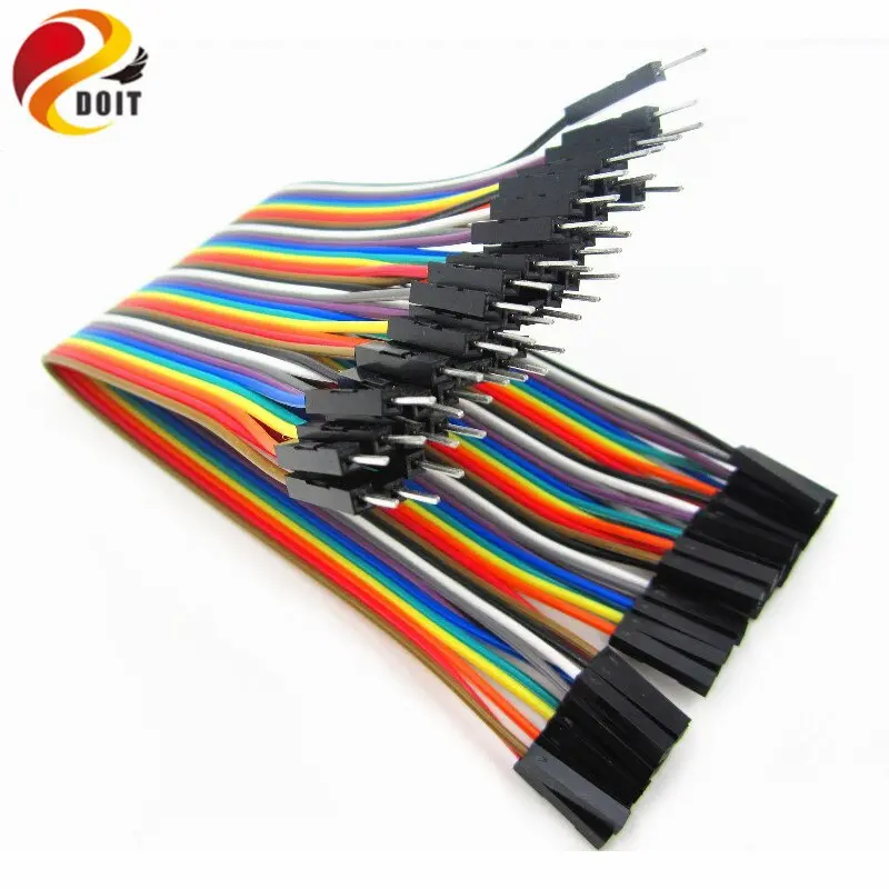 Dupont Line 40Pcs 20Cm Male To Female Jumper Wire Dupont Cable Breadboard Cable Jump Wire For Arduino Rc Toy Kit 1