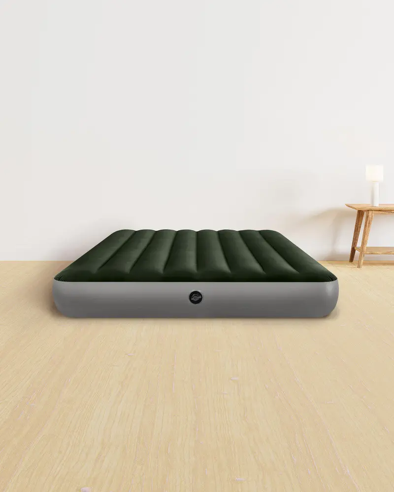 Dura-Beam® Standard Prestige Air Mattress 10" Full With Hand-Held Battery Pump 1