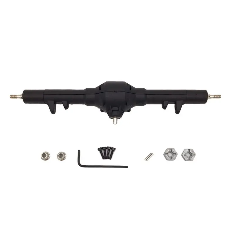 Durable Use For 1/10 Scale Wltoys 12428 12423 Rc Car Spare Parts Rear Axle Rear Gearbox Accessory Parts 1