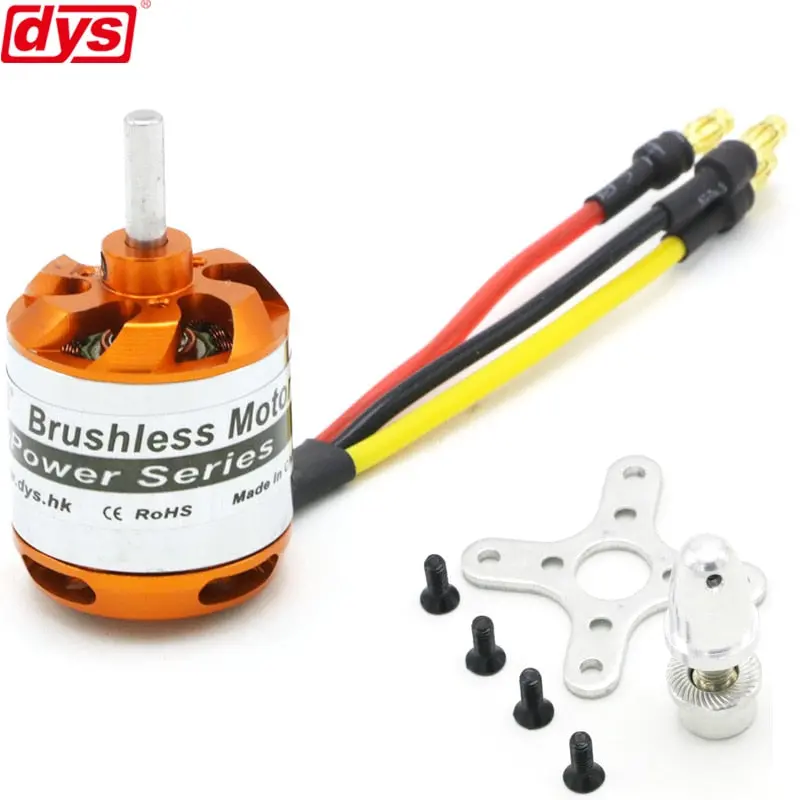 Dys D2836 750Kv 880Kv 1120Kv 1500Kv 2-4S Brushless Outrunner Motor For Rc Multicopter 1