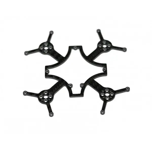 Dys Elf 83Mm Micro Fpv Racing Rc Drone Spare Part Carbon Fiber Main Plate Black 1