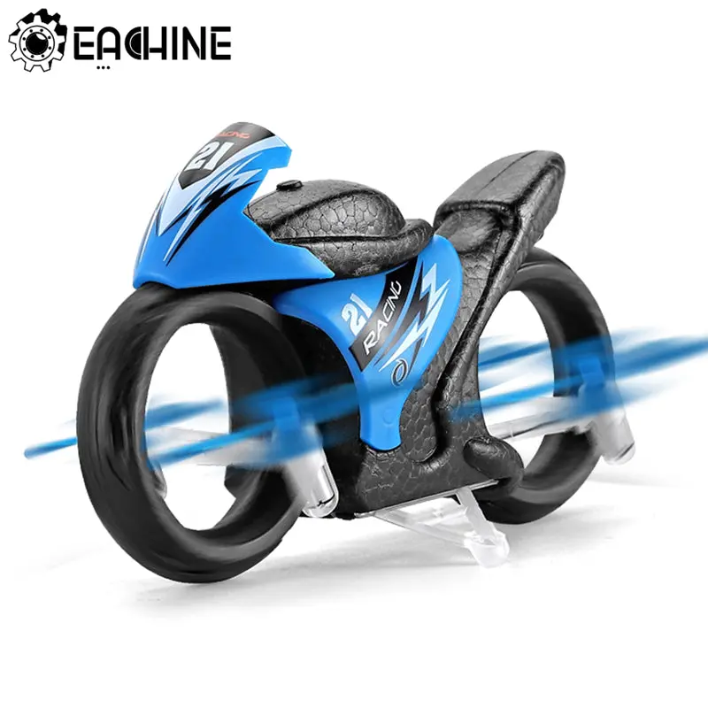 Eachine E021 Racing 2-In-1 Land/Air Mode One Key Switch Flying Motorcycle 2.4G Rc Drone Quadcopter 1