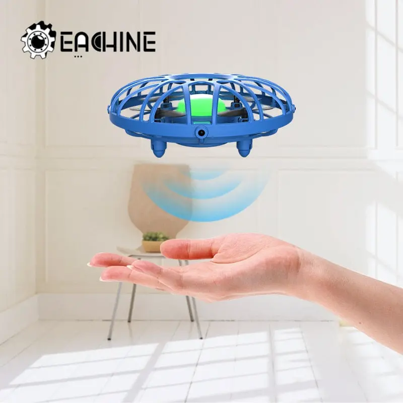 Eachine E111 Mini Drone Ufo Infrared Sensing Control Hand Flying Aircraft Quadcopter Infraed Induction Intlligent Bnf Rc Kid Toy 1