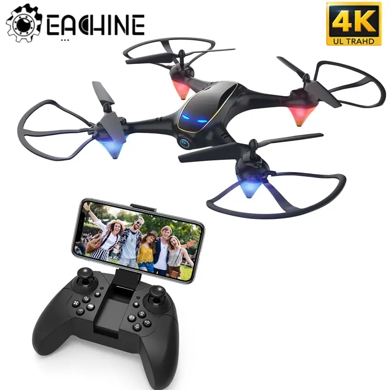 Eachine E38 Wifi Fpv Rc Drone 4K Camera Optical Flow 1080P Hd Dual Camera Aerial Video Rc Quadcopter Aircraft Quadrocopter Toys 1