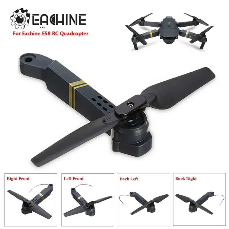 Eachine E58 Rc Quadcopter Spare Parts Axis Arms With Motor & Propeller For Fpv Racing Drone Frame Parts Replacement Accs 1