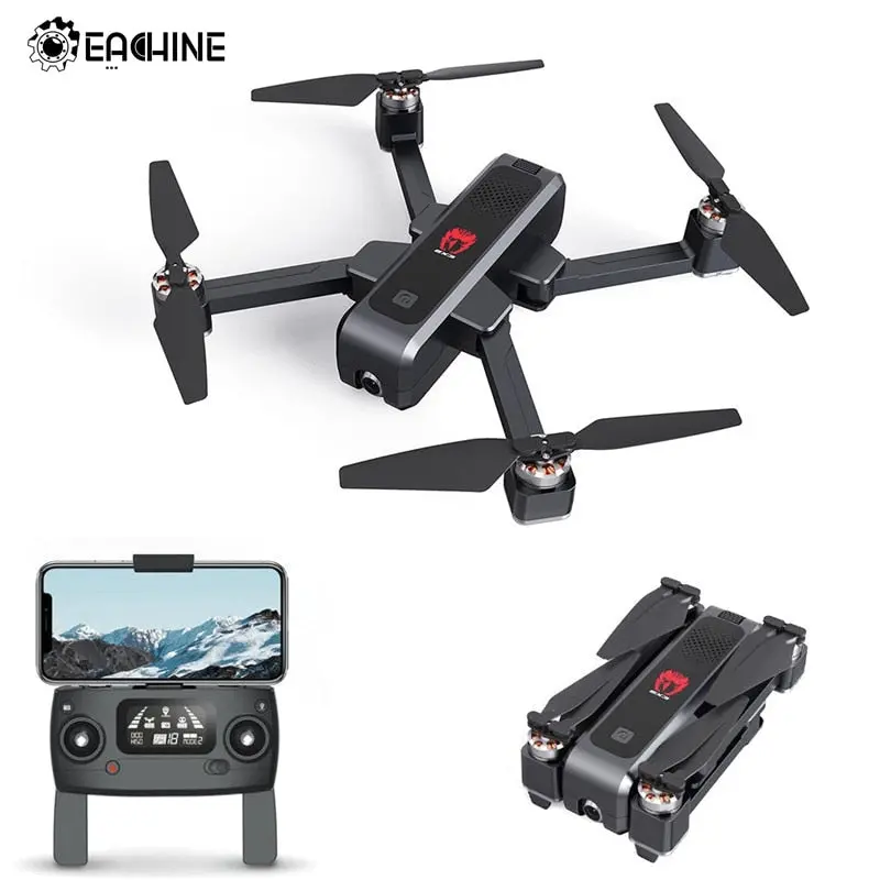 Eachine Ex3 Gps 5G Wifi Fpv With 2K Camera Optical Flow Oled Switchable Remote Brushless Foldable Rc Drone Quadcopter Rtf 1