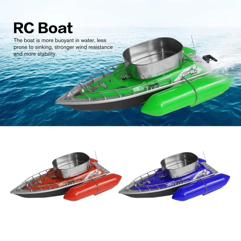 Eal T10 Rc Boat Intelligent Wireless Electric Fishing Bait Remote Control Boat Fish Ship Searchlight Toy Gifts For Kids 1